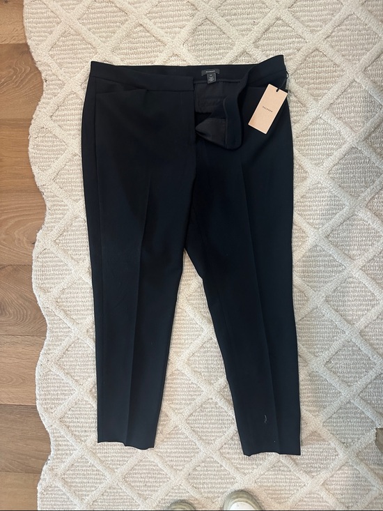 Halogen Pants - Halogen Black Slim Ankle-Length Trousers